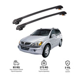 SSANGYONG KYRON 2006-2015 TRX1 Thunder Carrier Barres transversales pour galerie de toit de voiture, 2 barres